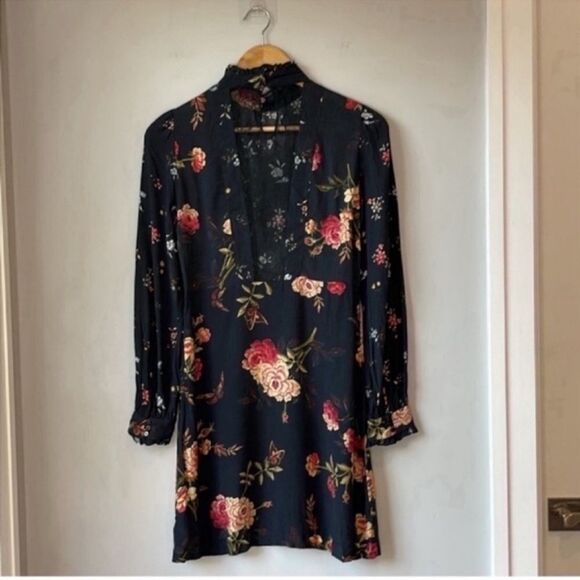 NWT ZARA Dress Blogger Favorite Floral Blogger Lace - Picture 6 of 12